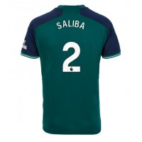 Camisa de time de futebol Arsenal William Saliba #2 Replicas 3º Equipamento 2023-24 Manga Curta
